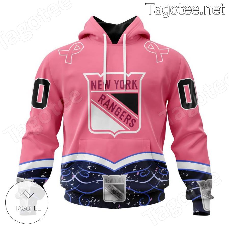 All-star New York Rangers Fights Cancer Pink Personalized NHL Hoodie