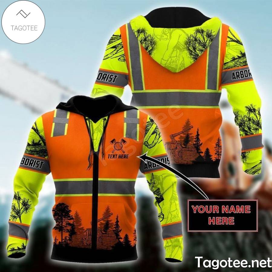 Arborist Safety Personalized Hoodie