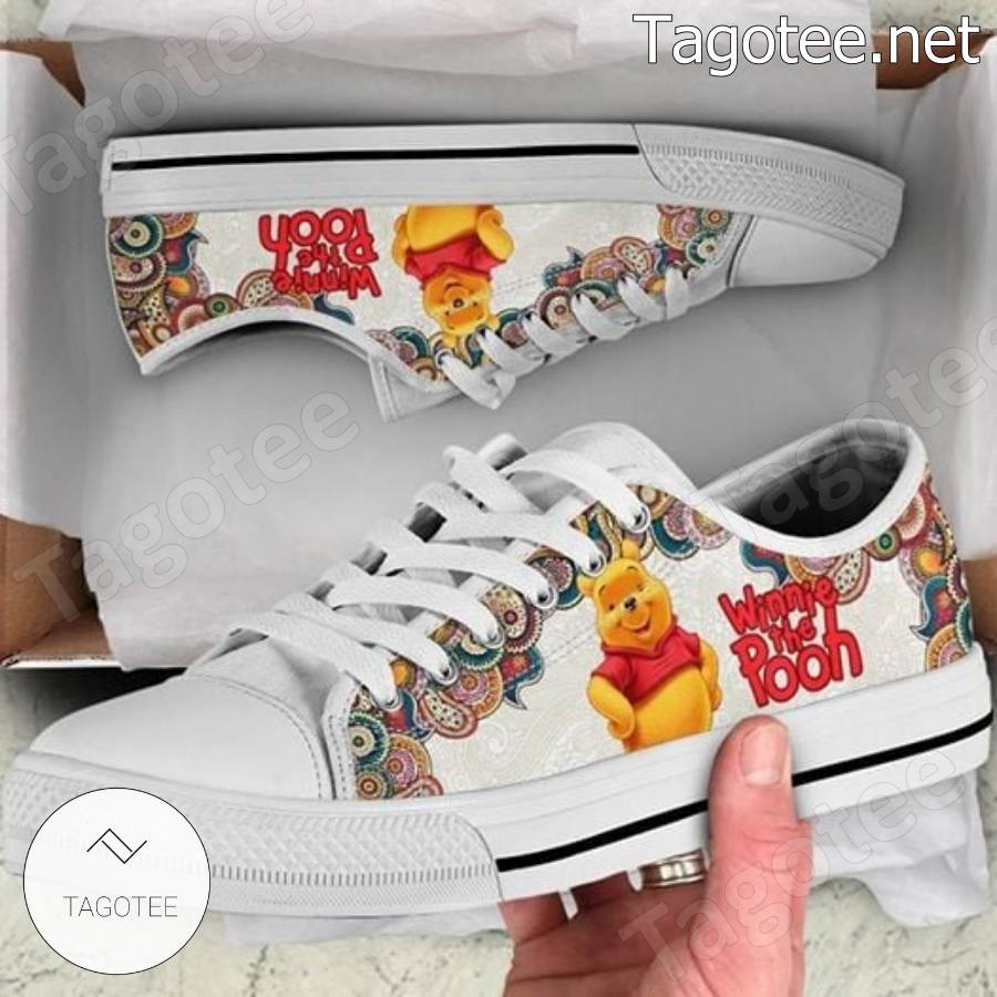 Winnie The Pooh Paisley Low Top Shoes