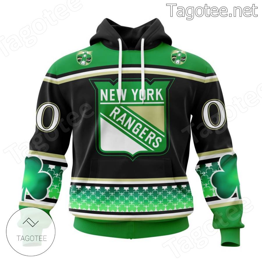 All-star New York Rangers Celebrate St Patrick’s Day Personalized NHL Hoodie