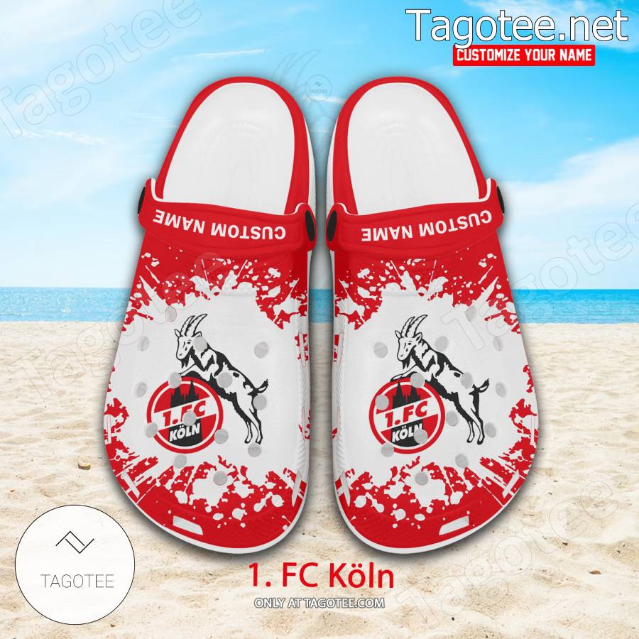 1. FC Köln Custom Crocs Clogs - BiShop a