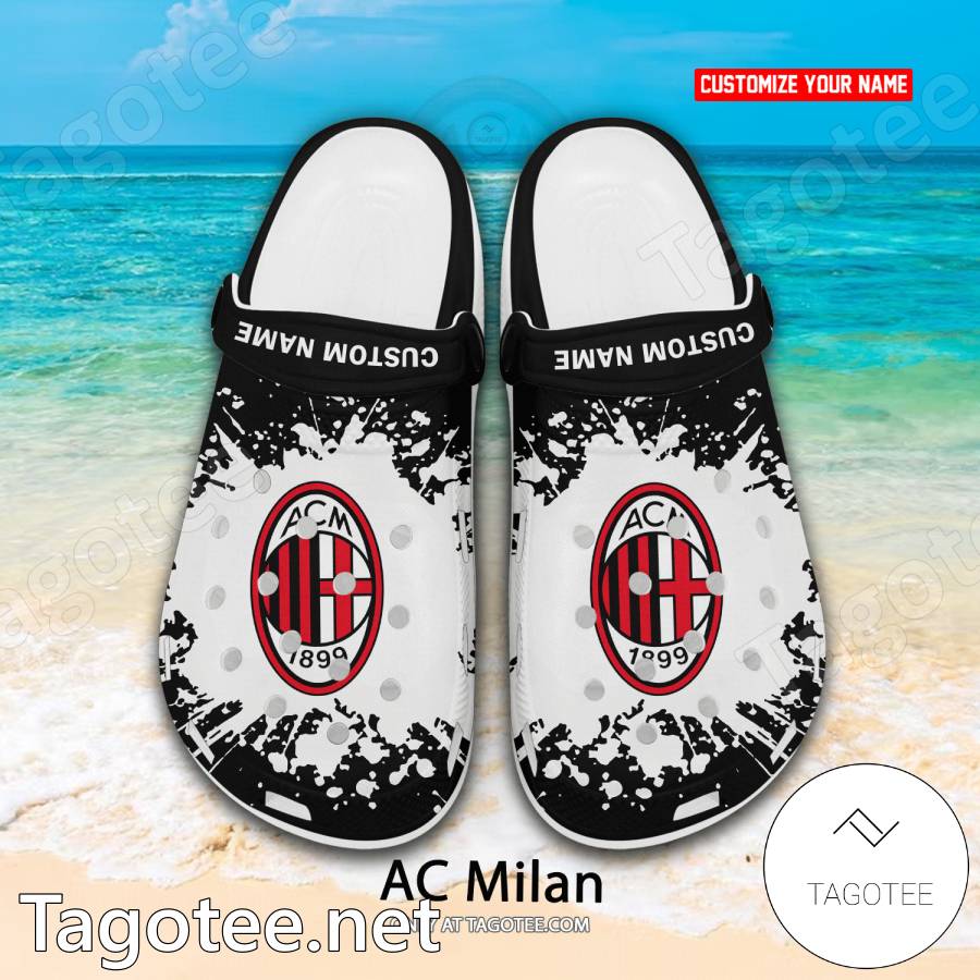 AC Milan Custom Crocs Clogs - BiShop a