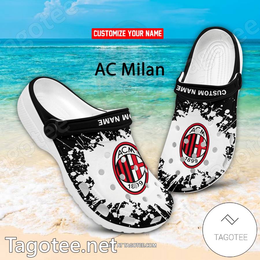 AC Milan Custom Crocs Clogs - BiShop