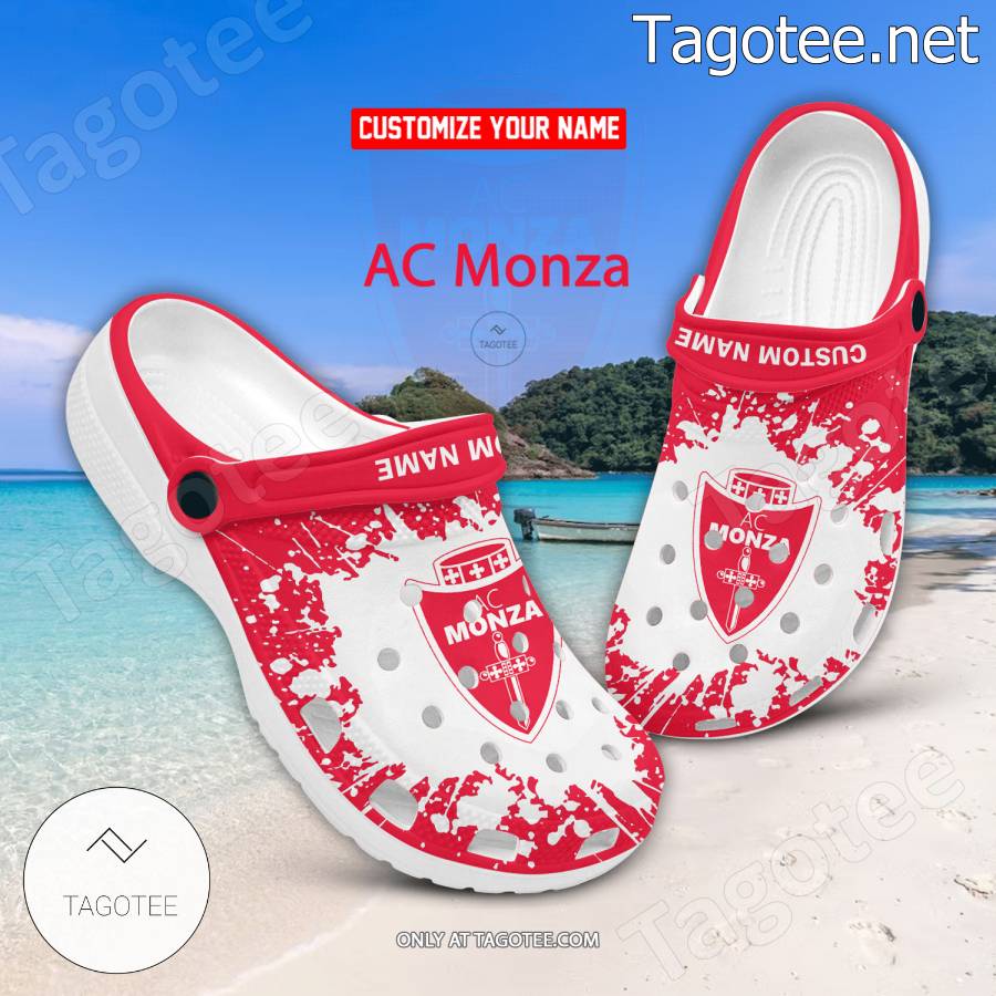 AC Monza Logo Custom Crocs Clogs - BiShop
