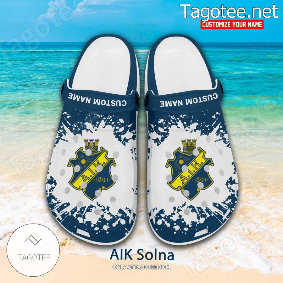 AIK Solna Custom Crocs Clogs - BiShop a