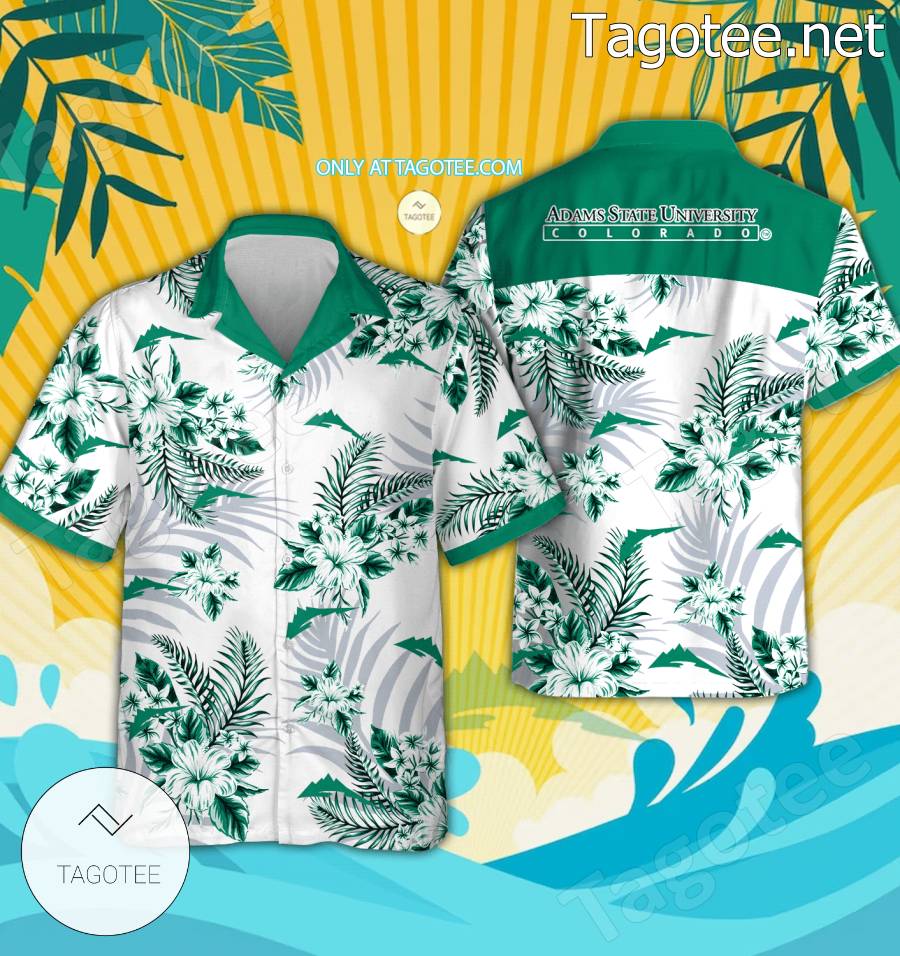 Adams State University Logo Hawaiian Shirt And Shorts - BiShop