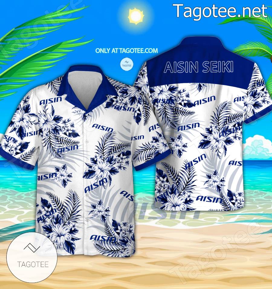 Aisin Seiki Logo Hawaiian Shirt And Shorts - BiShop