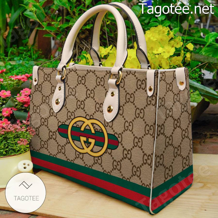Gucci Stripes Monogram Handbag a