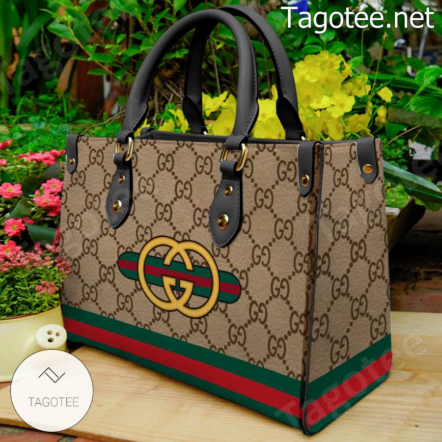 Gucci Stripes Monogram Handbag