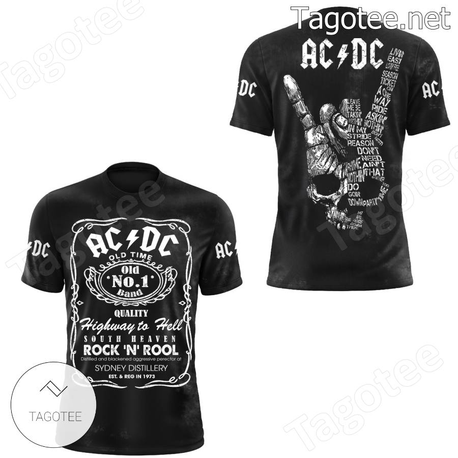Ac Dc Highway To Hell South Heaven Rock N Roll T-shirt, Hoodie