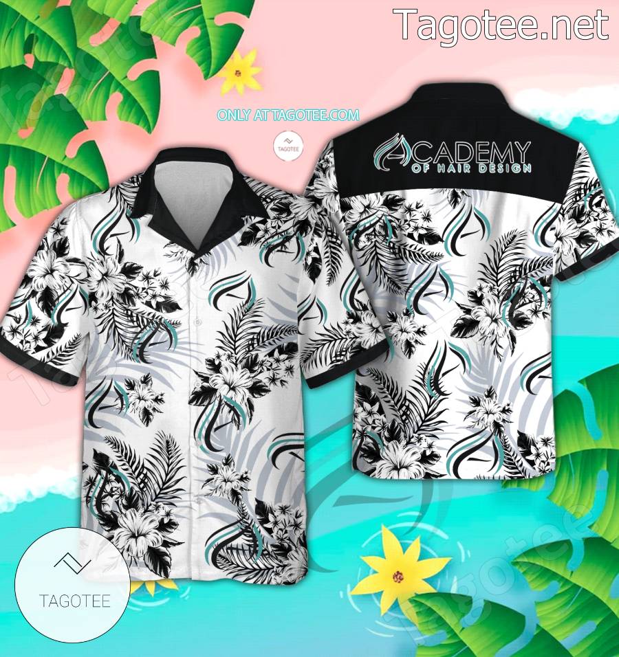 Academy of Hair Design-Jackson Logo Hawaiian Shirt And Shorts - EmonShop