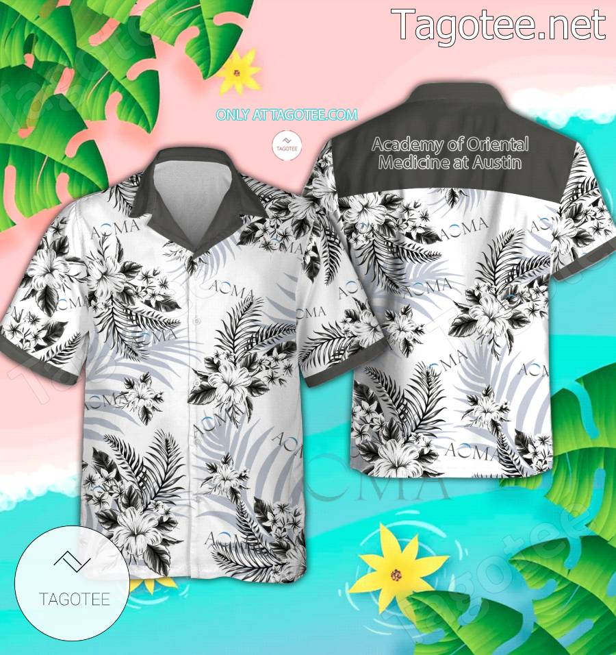Academy of Oriental Medicine at Austin Logo Aloha Summer Shirt - BiShop