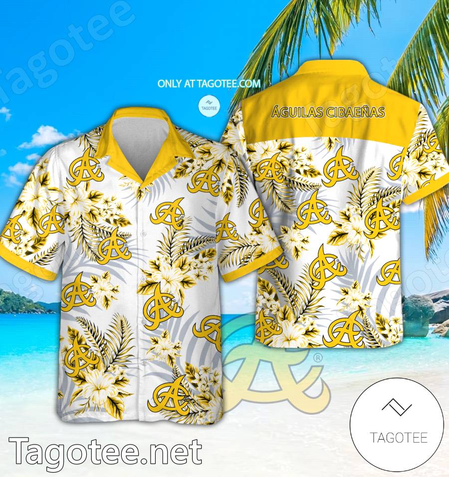 Aguilas Cibaenas Hawaiian Shirt And Shorts - EmonShop
