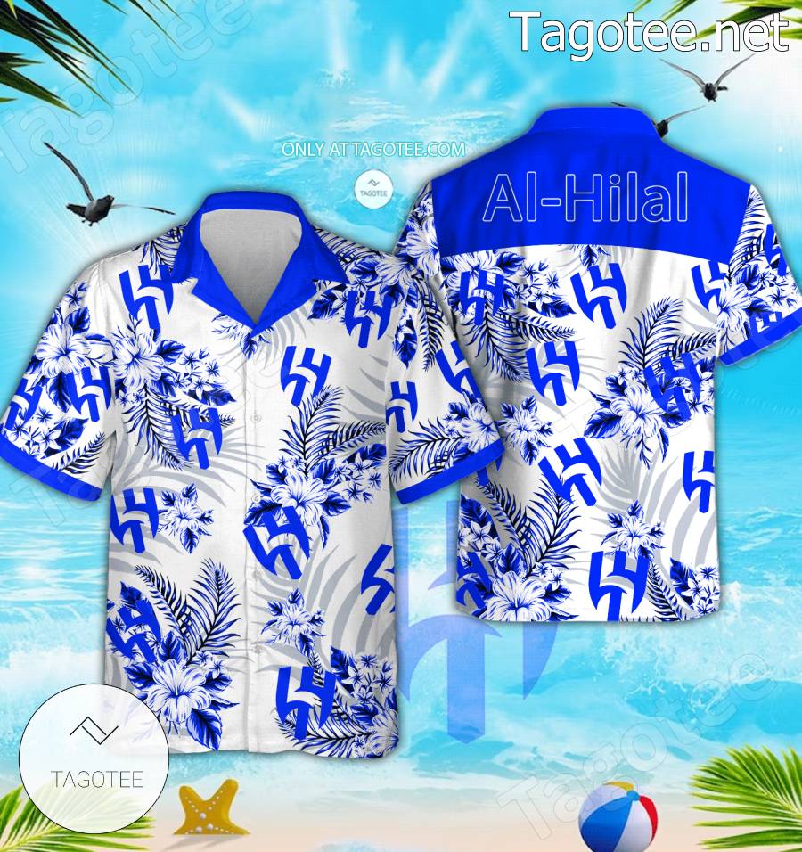 Al-Hilal Logo Aloha Shirt - BiShop