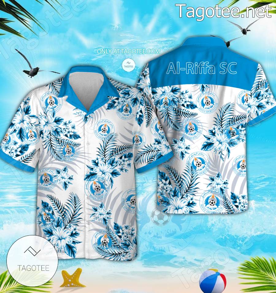 Al-Riffa SC Logo Aloha Shirt - BiShop
