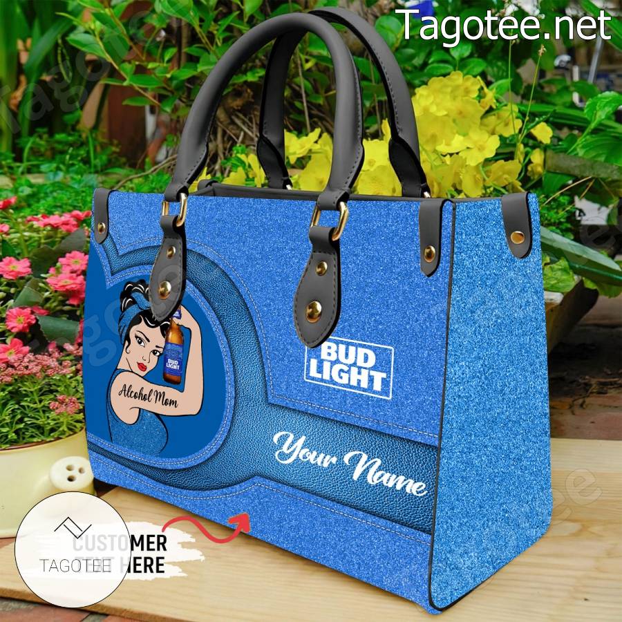 Alcohol Mom Bud Light Personalized Handbag a