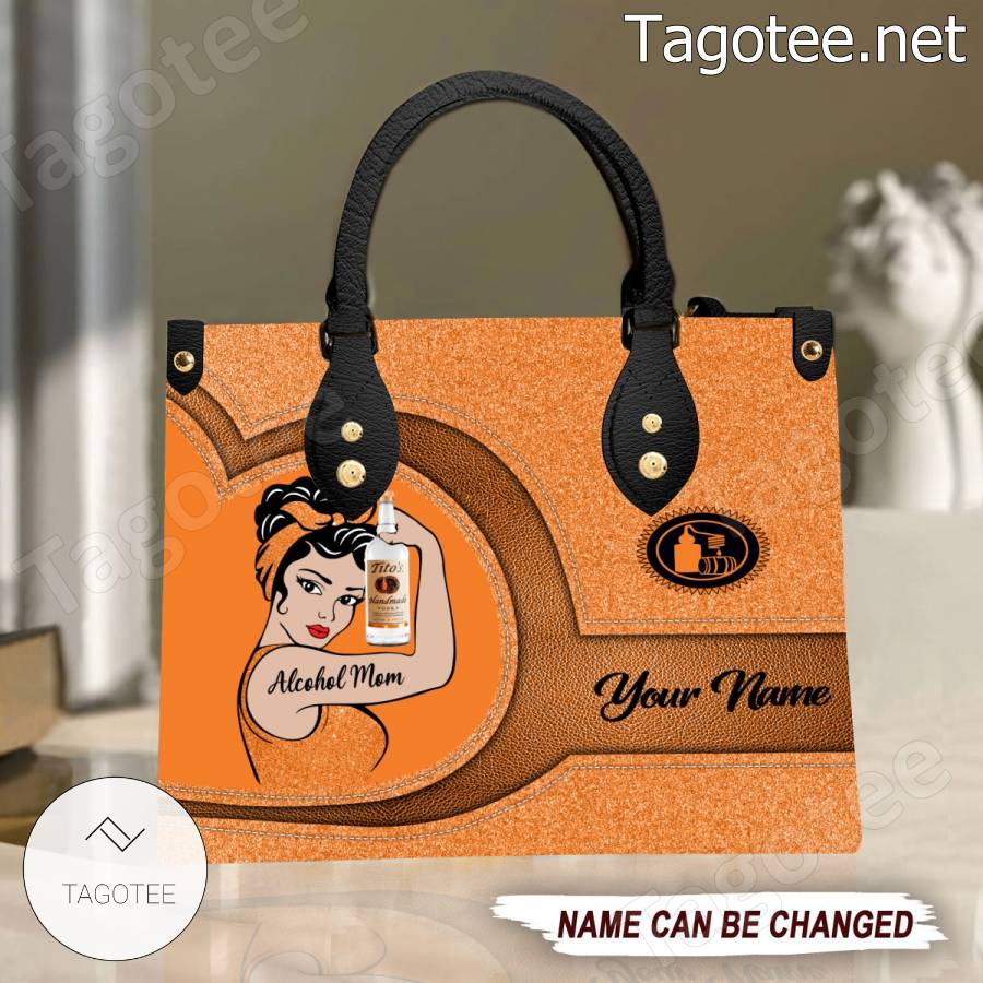 Alcohol Mom Tito Personalized Handbag