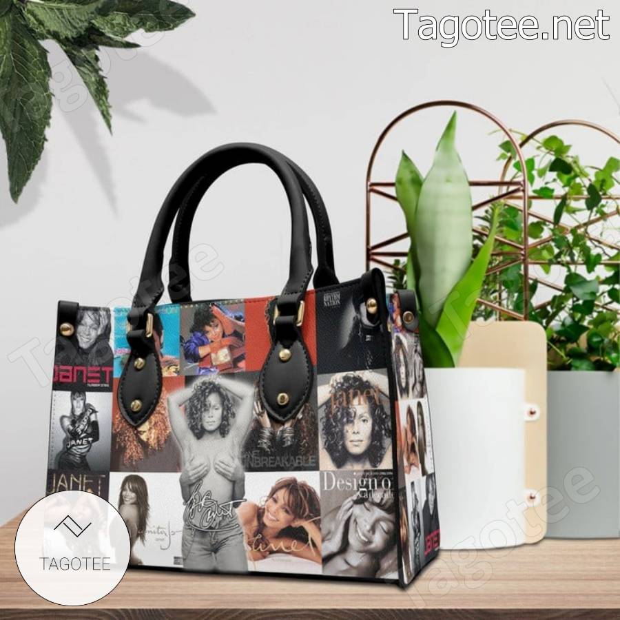 Janet Jackson Album Cover Collage Handbags