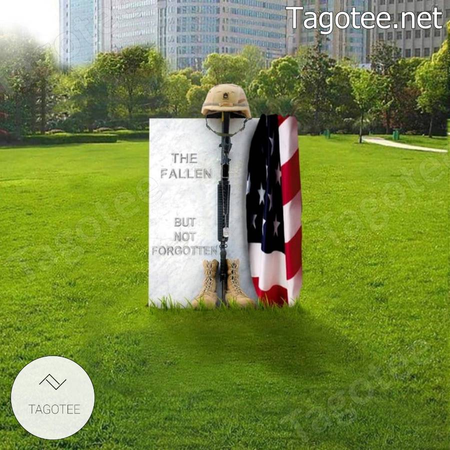 The Fallen But Not Forgotten American Veteran Yard Sign