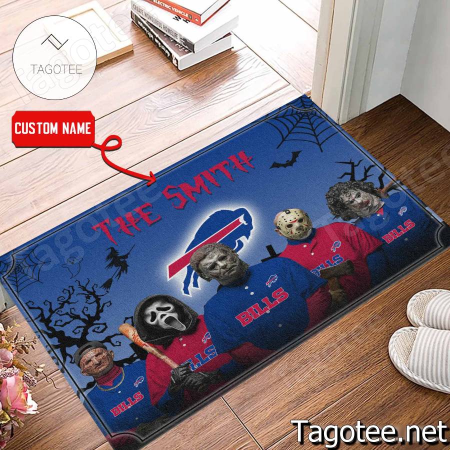Buffalo Bills NFL Halloween Doormat