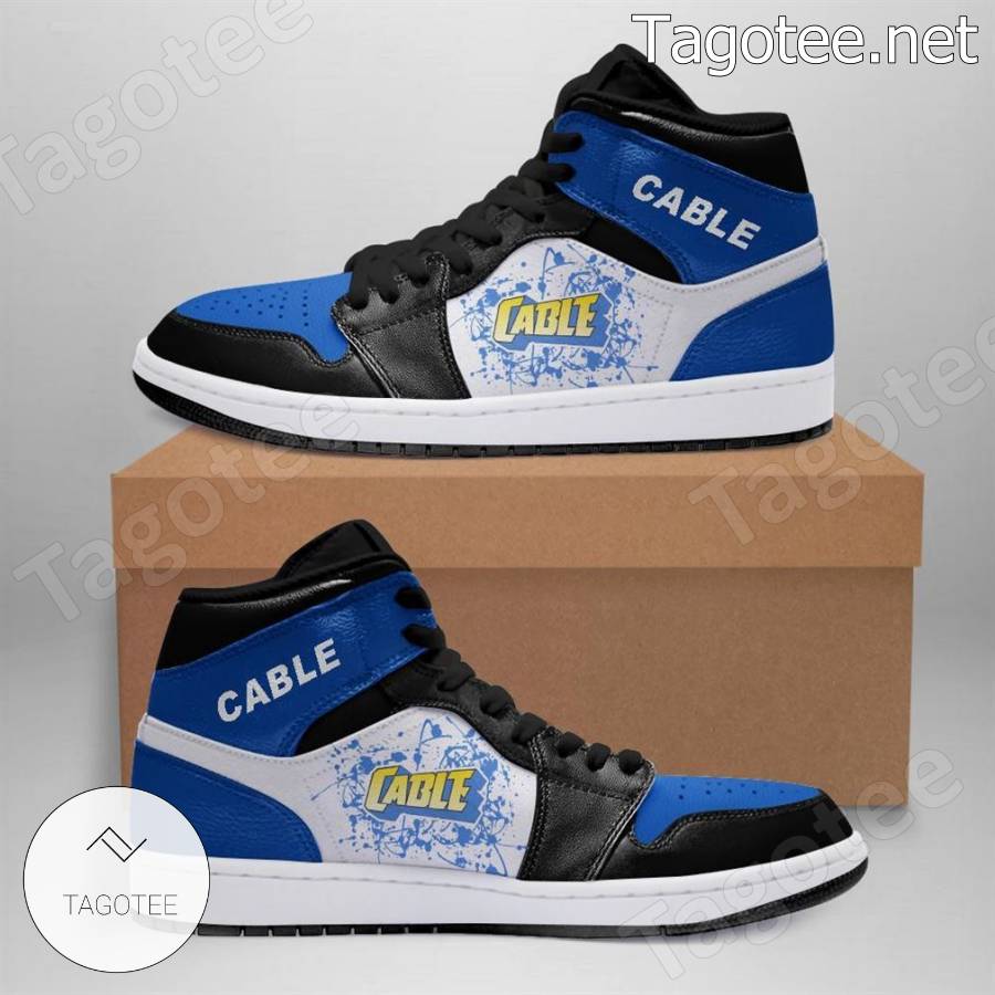 Cable Marvel Air Jordan High Top Shoes