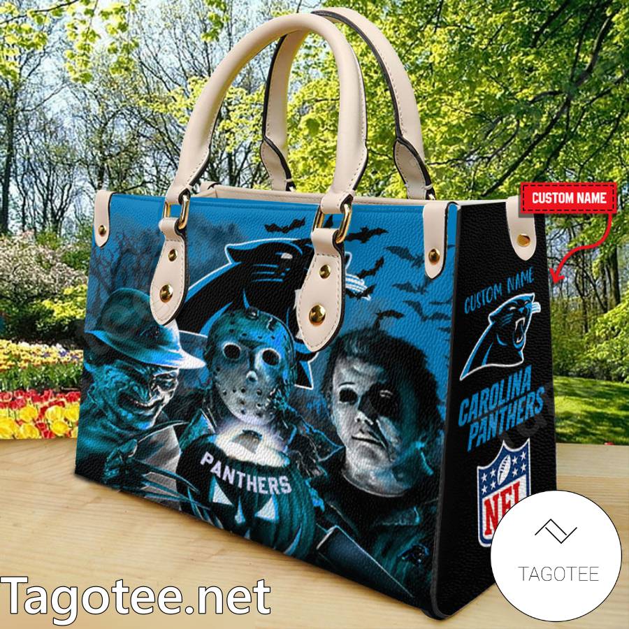 Carolina Panthers Jason Voorhees Michael Myers Freddy Krueger Handbags