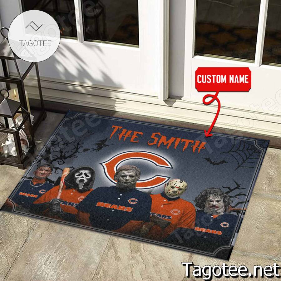 Chicago Bears NFL Halloween Doormat a