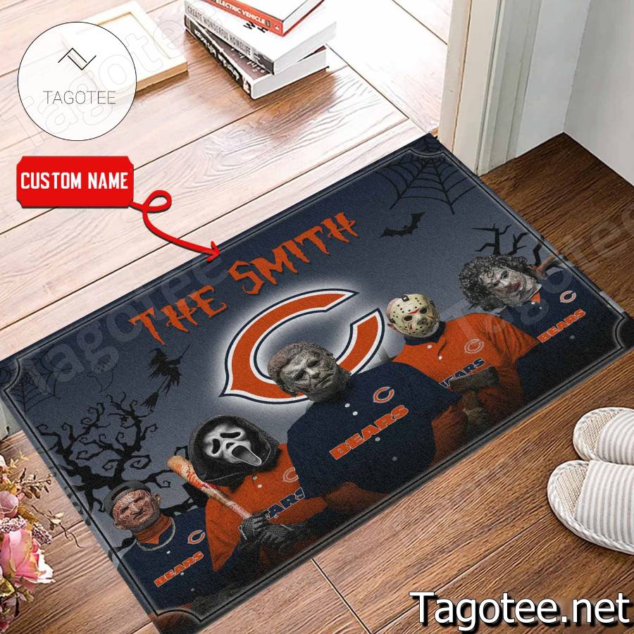 Chicago Bears NFL Halloween Doormat