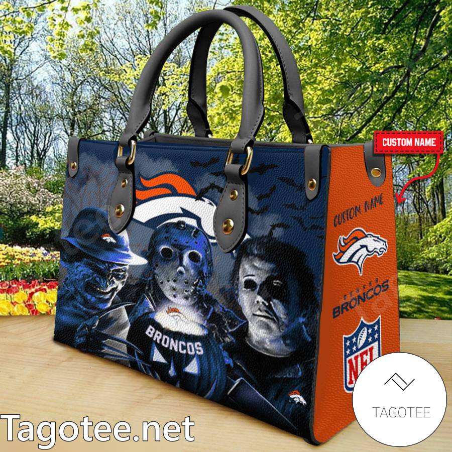 Denver Broncos Jason Voorhees Michael Myers Freddy Krueger Handbags a