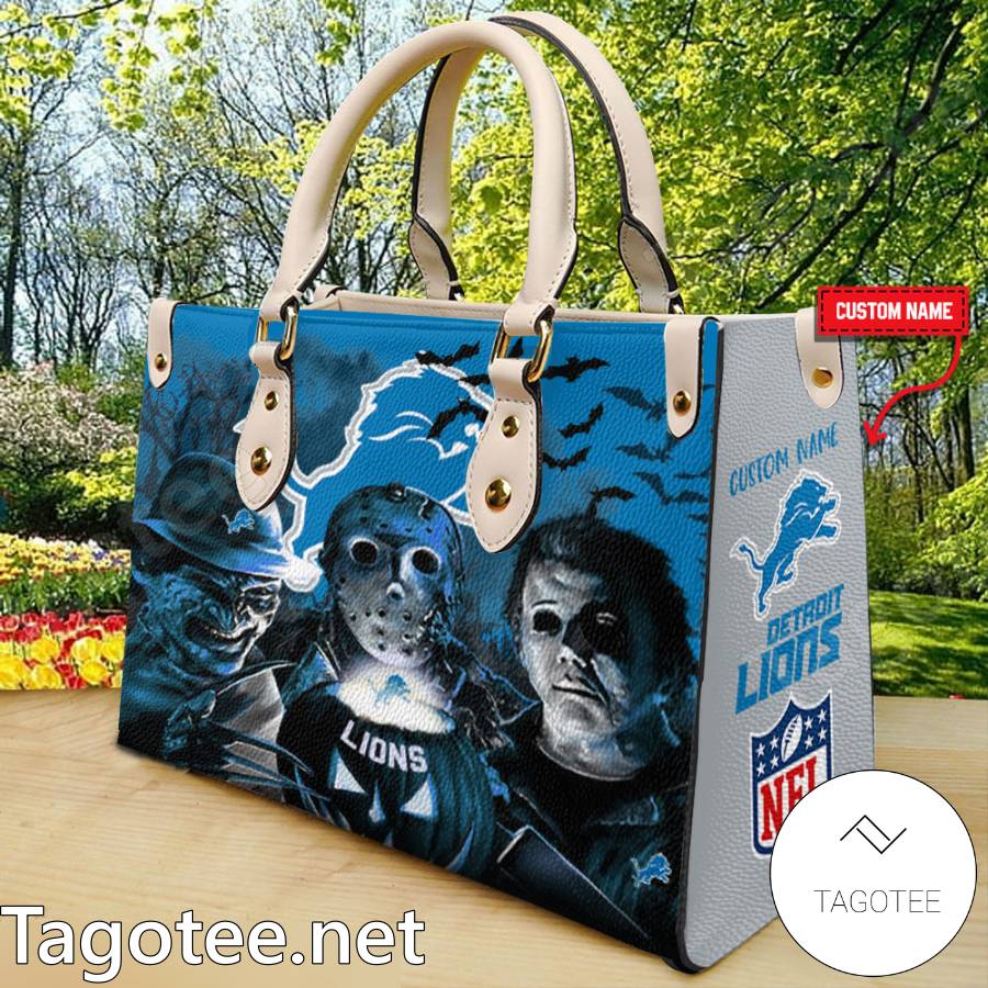Detroit Lions Jason Voorhees Michael Myers Freddy Krueger Handbags