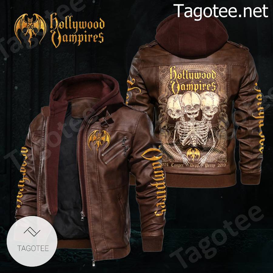 Hollywood Vampires 1974 Cooper Deep Perry 2019 Leather Jacket