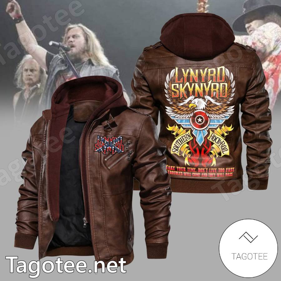 Lynyrd Skynyrd Southern Rock And Roll 2d Leather Jacket