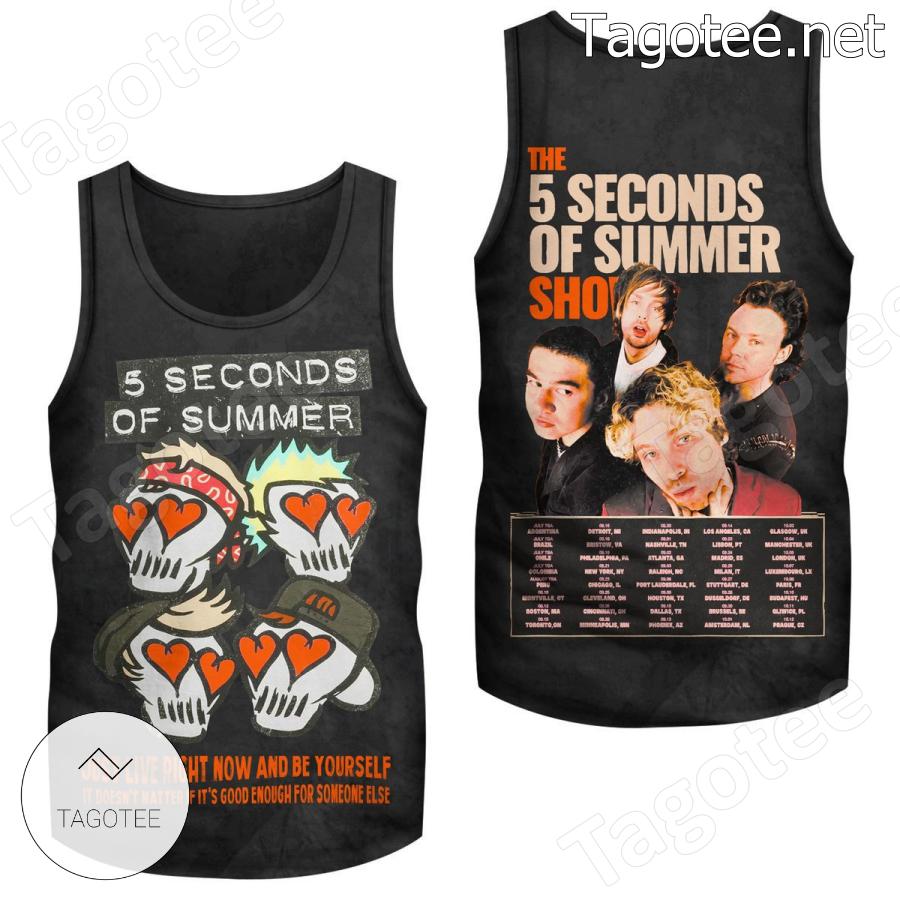 5 Seconds Of Summer Just Live Right Now And Be Yourself Personalized T-shirt, Hoodie a