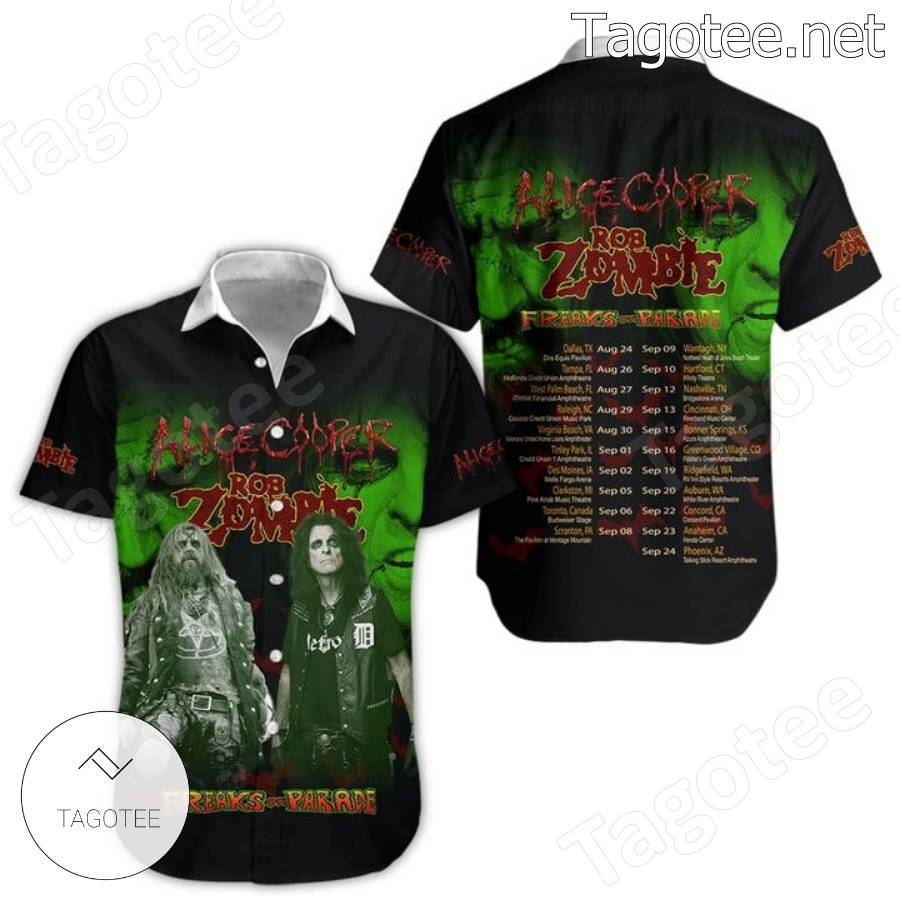 Alice Cooper Rob Zombie Freaks On Parade T-shirt, Hoodie a