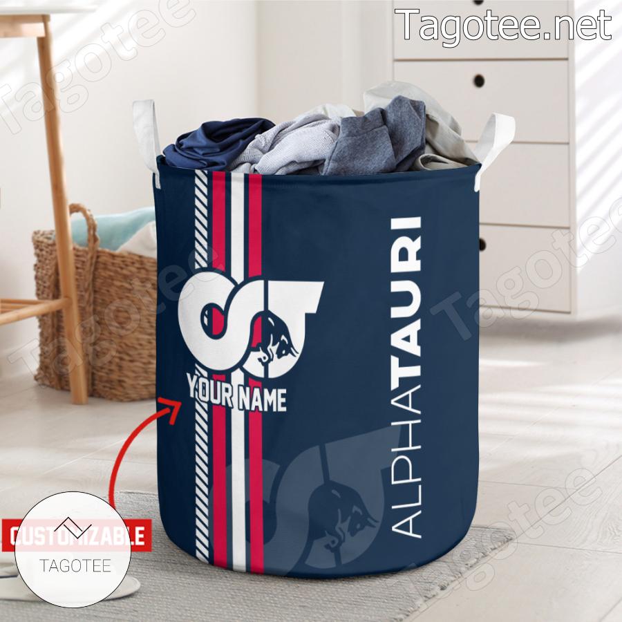 Alphatauri F1 Racing Team Personalized Laundry Basket a