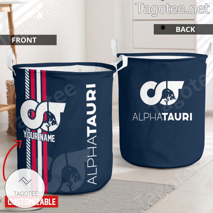 Alphatauri F1 Racing Team Personalized Laundry Basket
