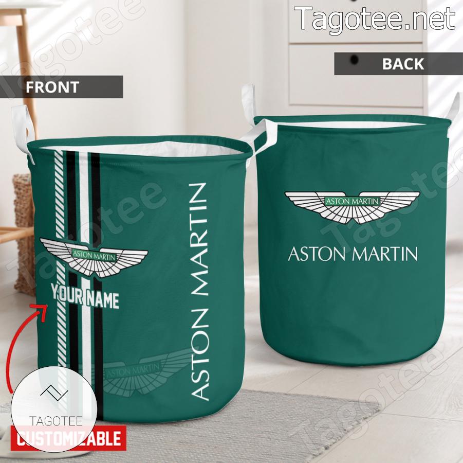 Aston Martin F1 Racing Team Personalized Laundry Basket