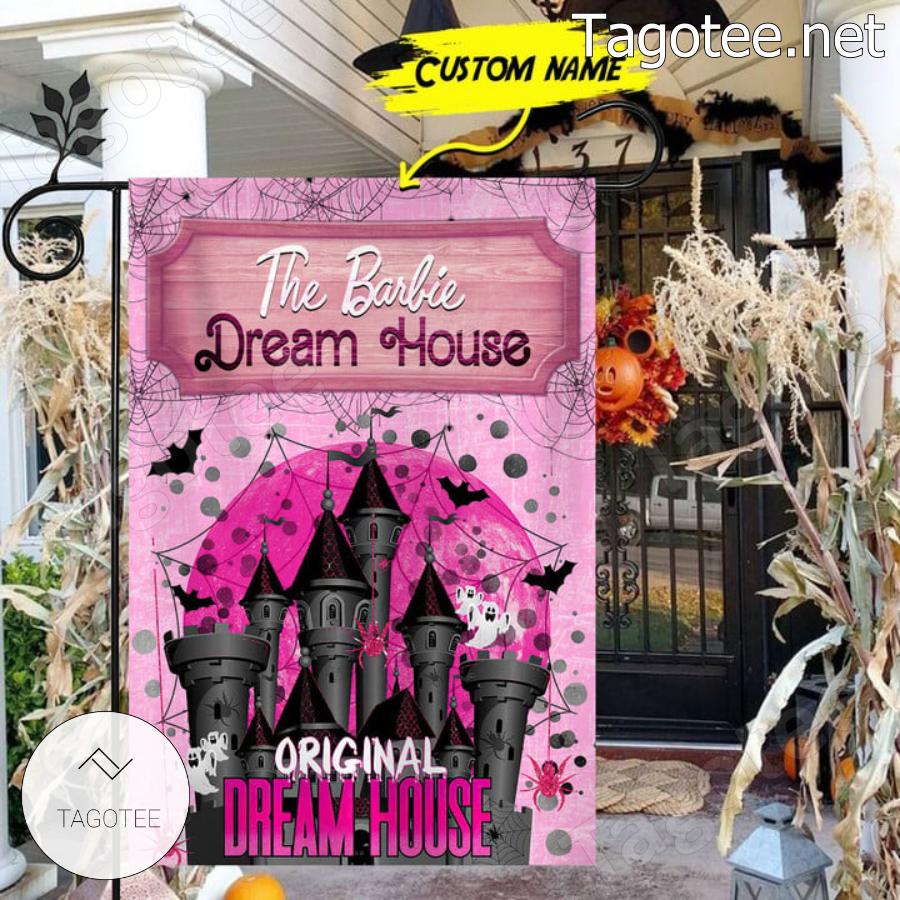 Barbie Dream House Original Dream House Personalized Flag a