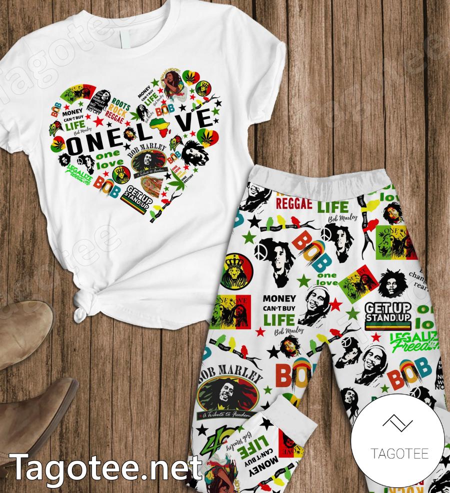 Bob Marley One Love Pajamas Set