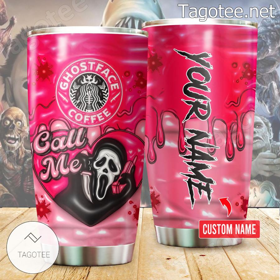 Call Me Ghostface Coffee Personalized Tumbler