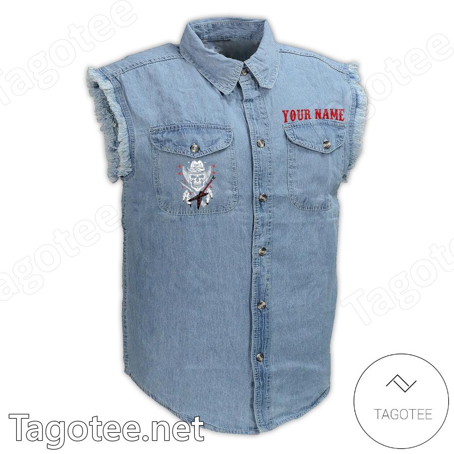 David Allan Coe You Never Even Called Me By My Name Personalized Sleeveless Denim Jacket a