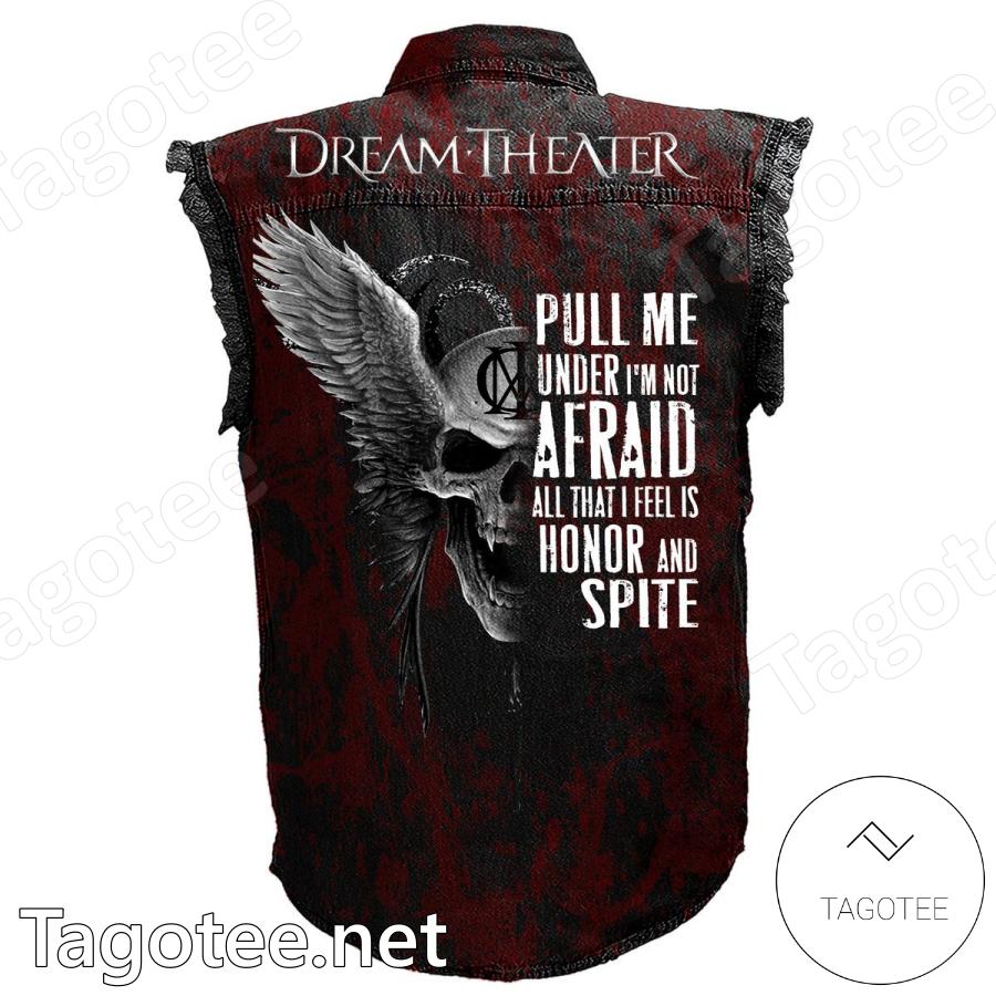 Dream Theater Pull Me Under I'm Not Afraid Personalized Sleeveless Denim Jacket a