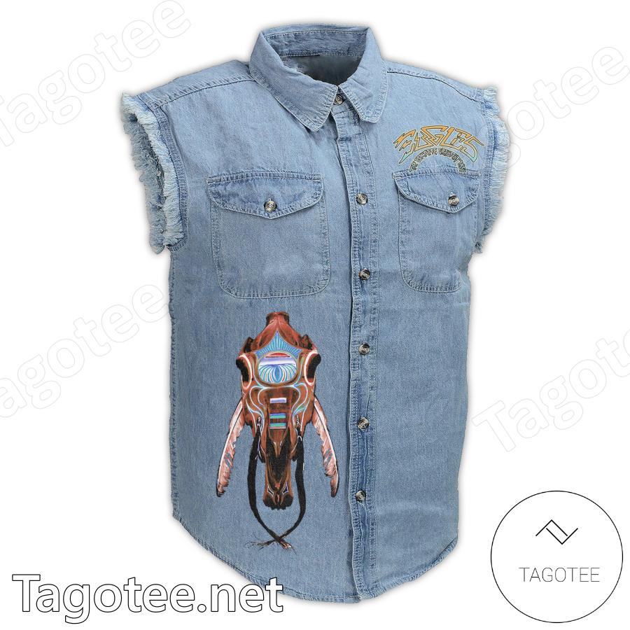 Eagles Of Final Tour The Long Goodbye Personalized Sleeveless Denim Jacket a