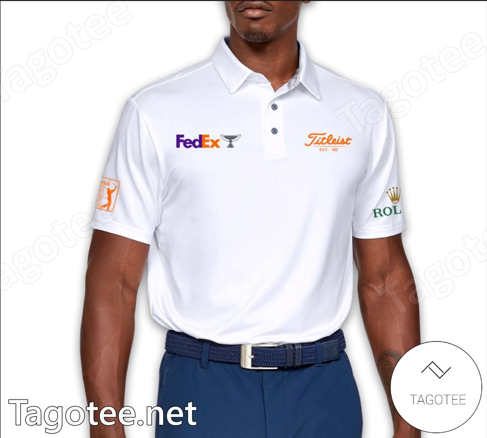 Fedex Titleist Rolex Golf Polo Shirt
