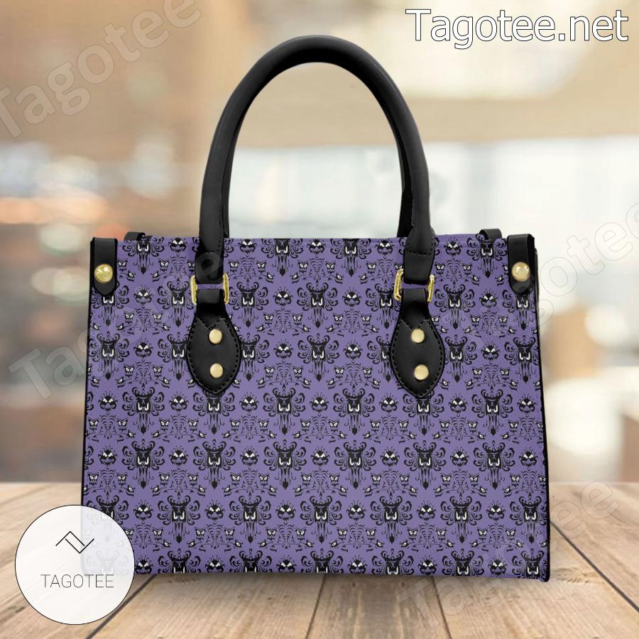 Haunted Mansion Purple Pattern Handbags a