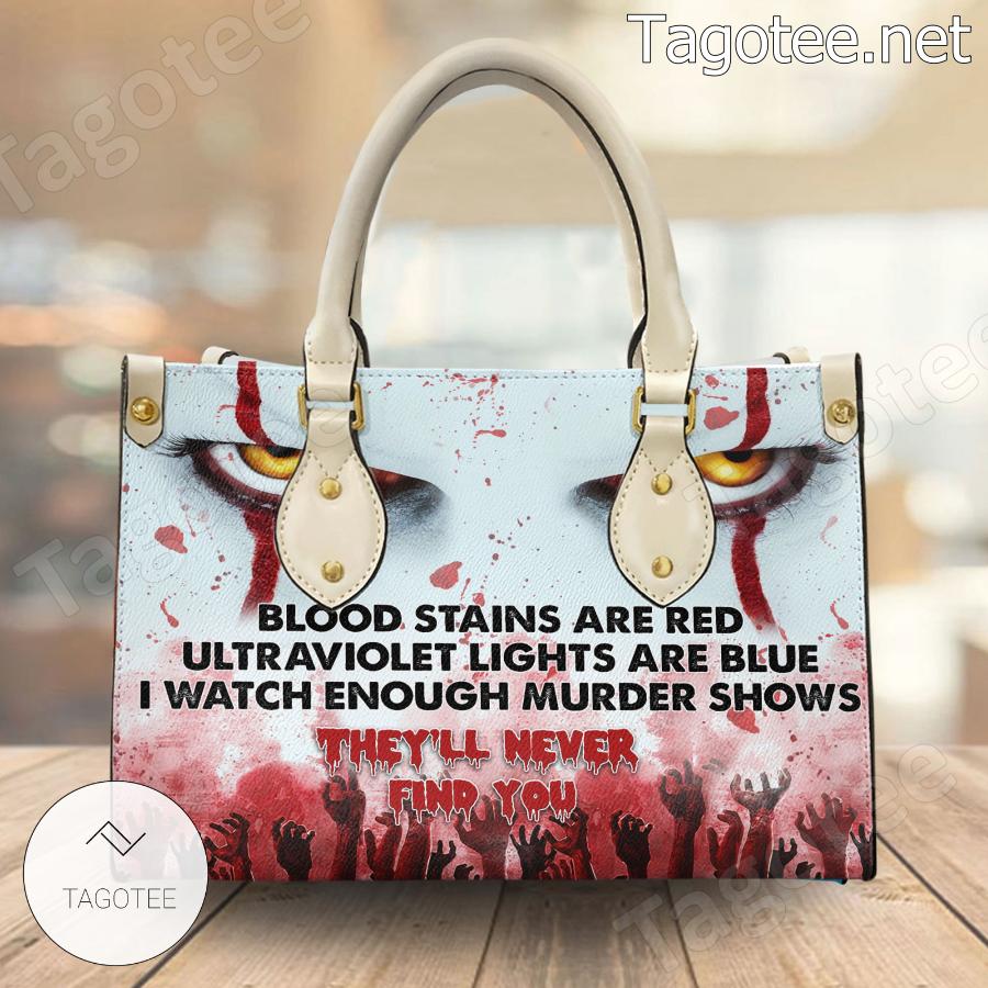 It Pennywise Blood Stains Are Red Handbags a