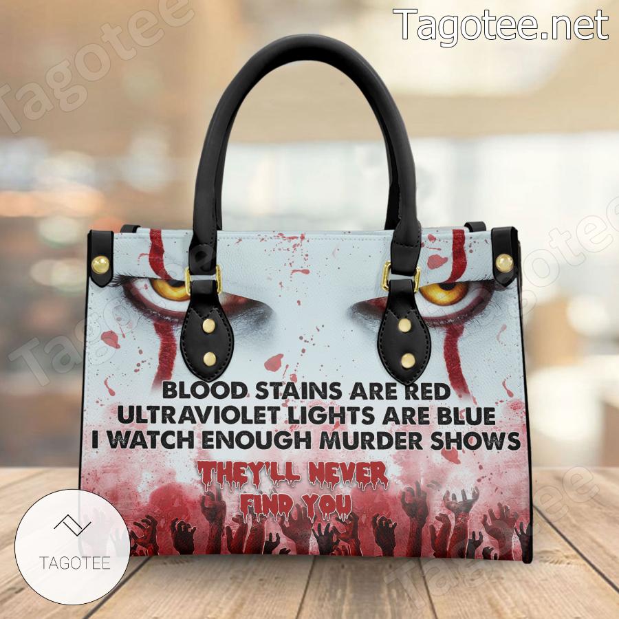 It Pennywise Blood Stains Are Red Handbags