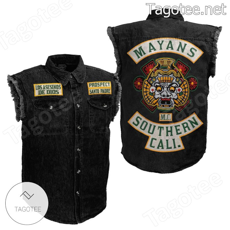 Mayans Mc Southern Cali Sleeveless Denim Jacket