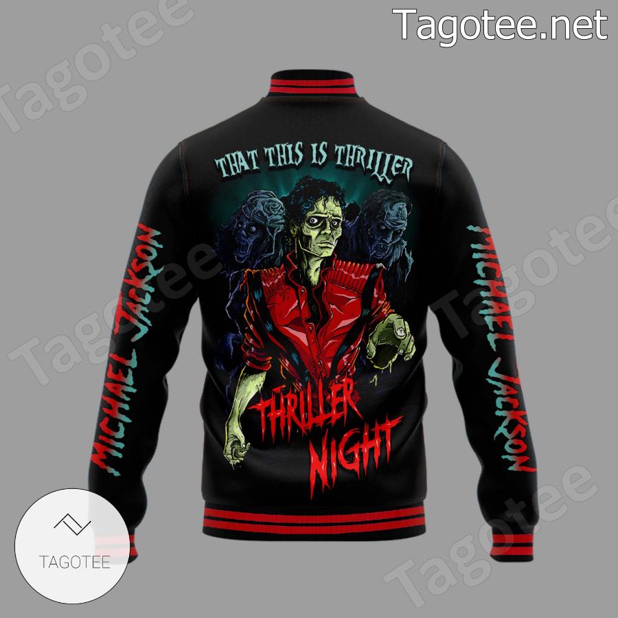Michael Jackson That This Is Thriller Thriller Night Baseball Jacket a