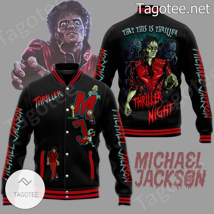 Michael Jackson That This Is Thriller Thriller Night Baseball Jacket